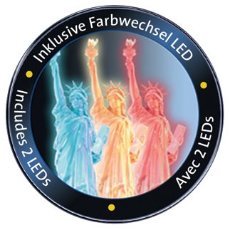 פסל החירות "Night Edition" - פאזל תלת מימד 108 חלקים - עם תאורת לילה! RAVENSBURGER