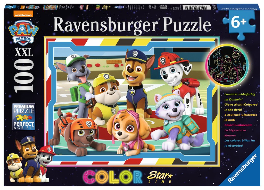 פאזל 100 חל' זוהר - צוות מפרץ ההרפתקאות