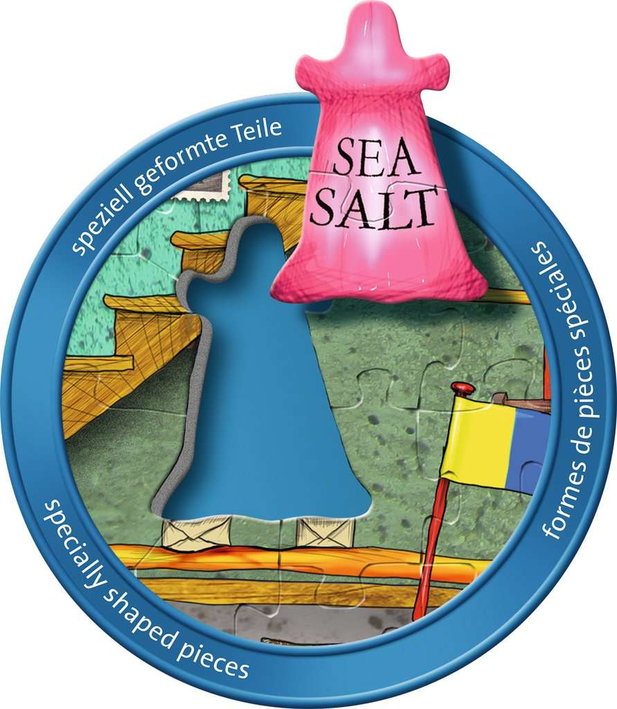 מגדלור - פאזל חתוך סילואט