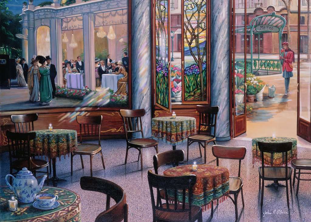 ביקור בקפה, פאזל 1000 חלקים