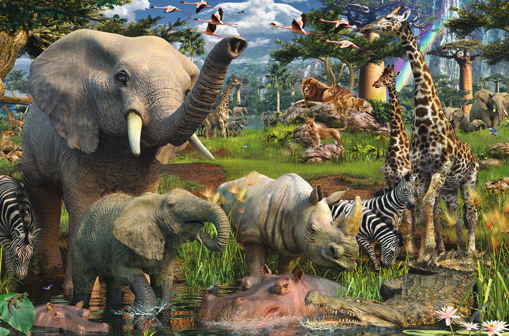 פאזל 3000 חל' - הפסקת שתיה בטבע