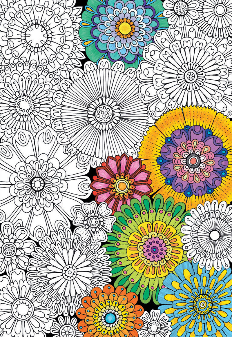 פריחה נהדרת - פאזל צביעה 300 חלקים EDUCA