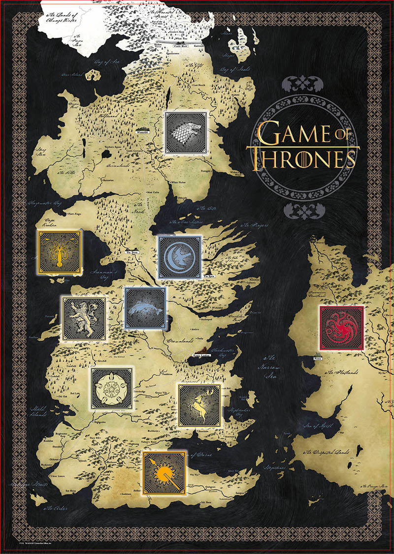 פאזל 1000 חל' - משחקי הכס