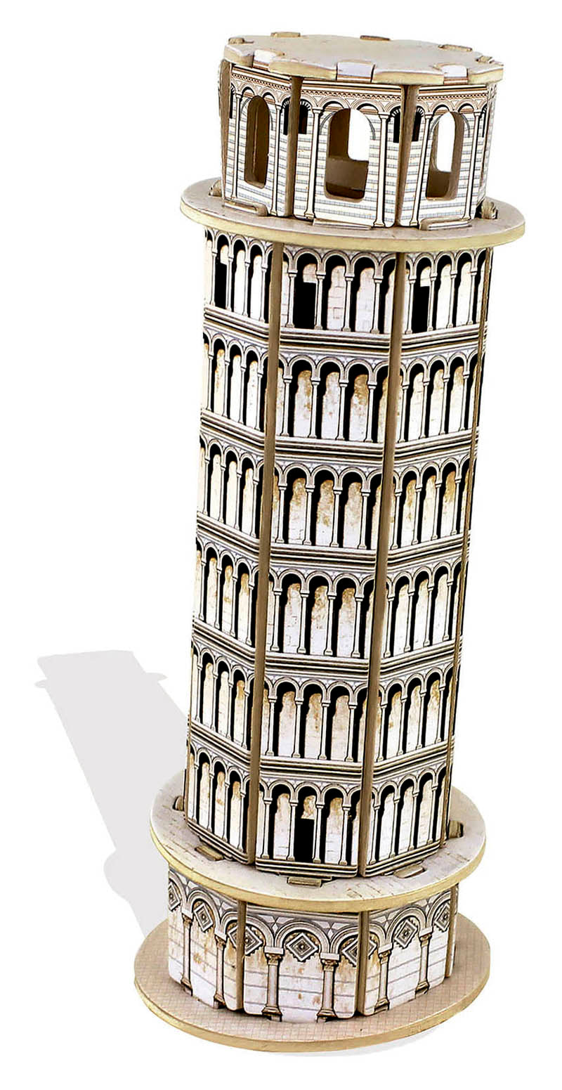 פאזל תלת-מימד מיני - עץ - מגדל פיזה - 32 חל'