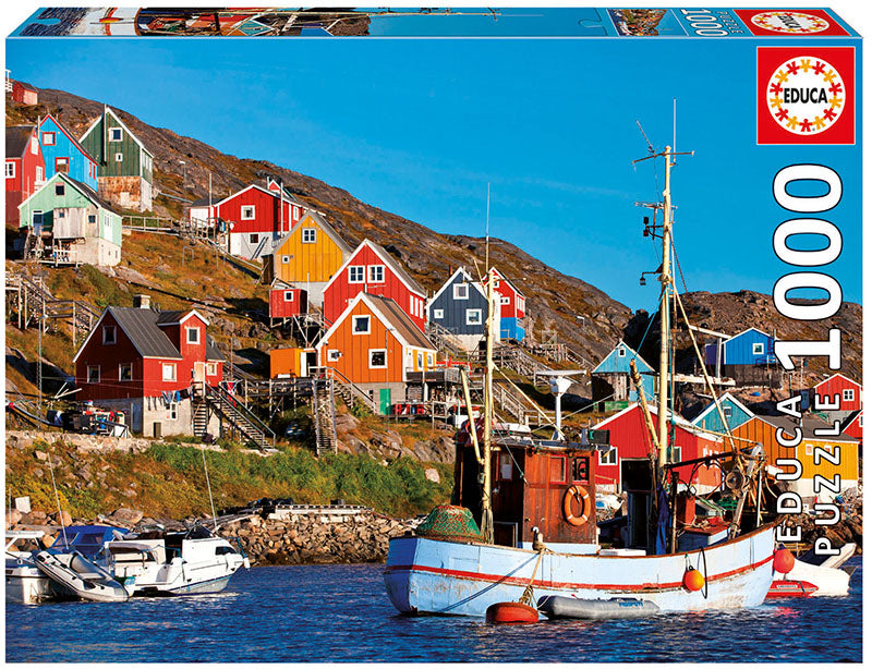 בתים נורדיים - פאזל 1000 חלקים EDUCA