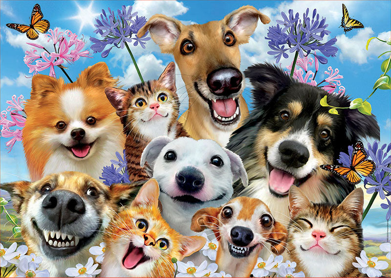 שיזוף נעים, סידרת Selfies - פאזל 500 חלקים EDUCA