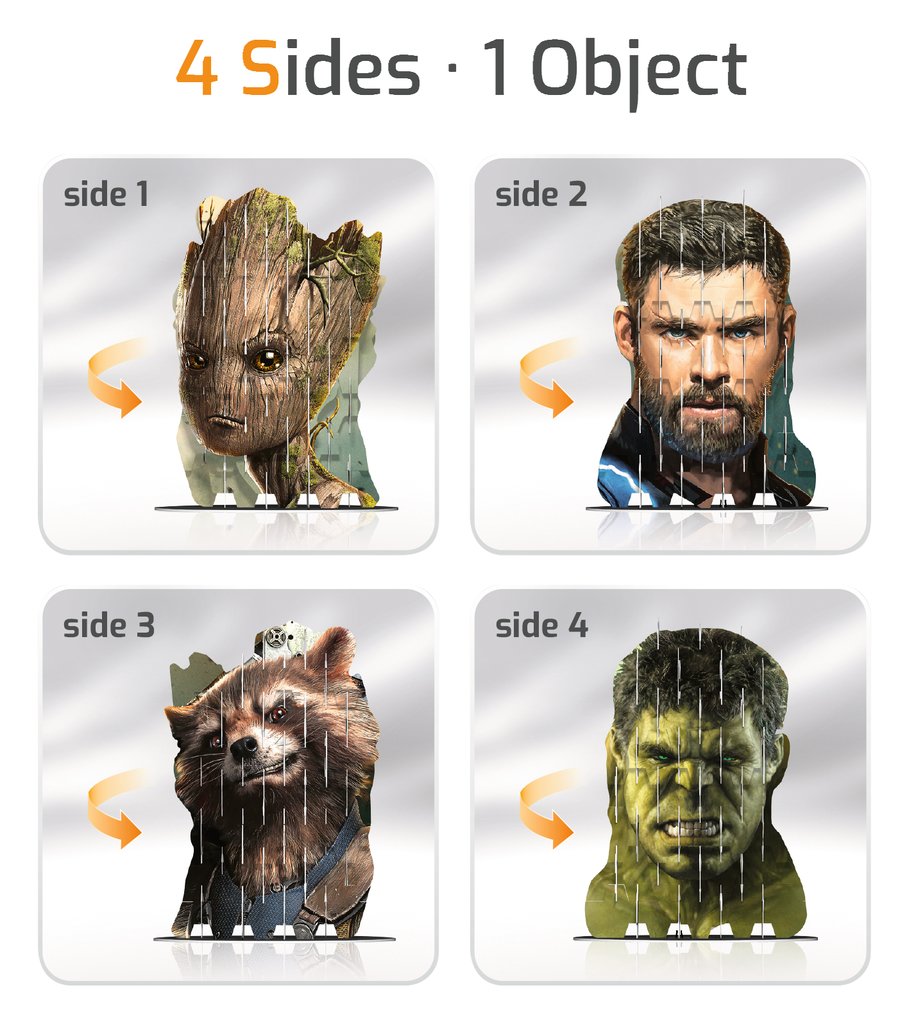 פאזל תלת מימד 4S ויז׳ן - הנוקמים: מלחמת האינסוף