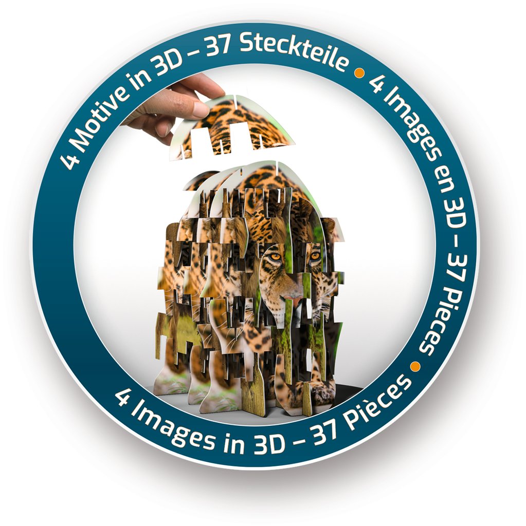 פאזל תלת מימד 4S ויז׳ן - חתולים פראיים