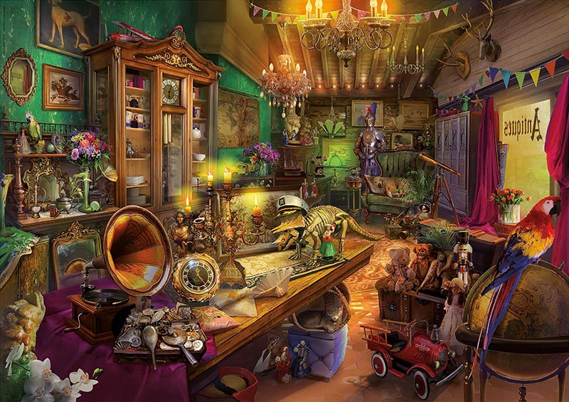 חנות העתיקות - פאזל מסתורין - פאזל 500 חלקים EDUCA