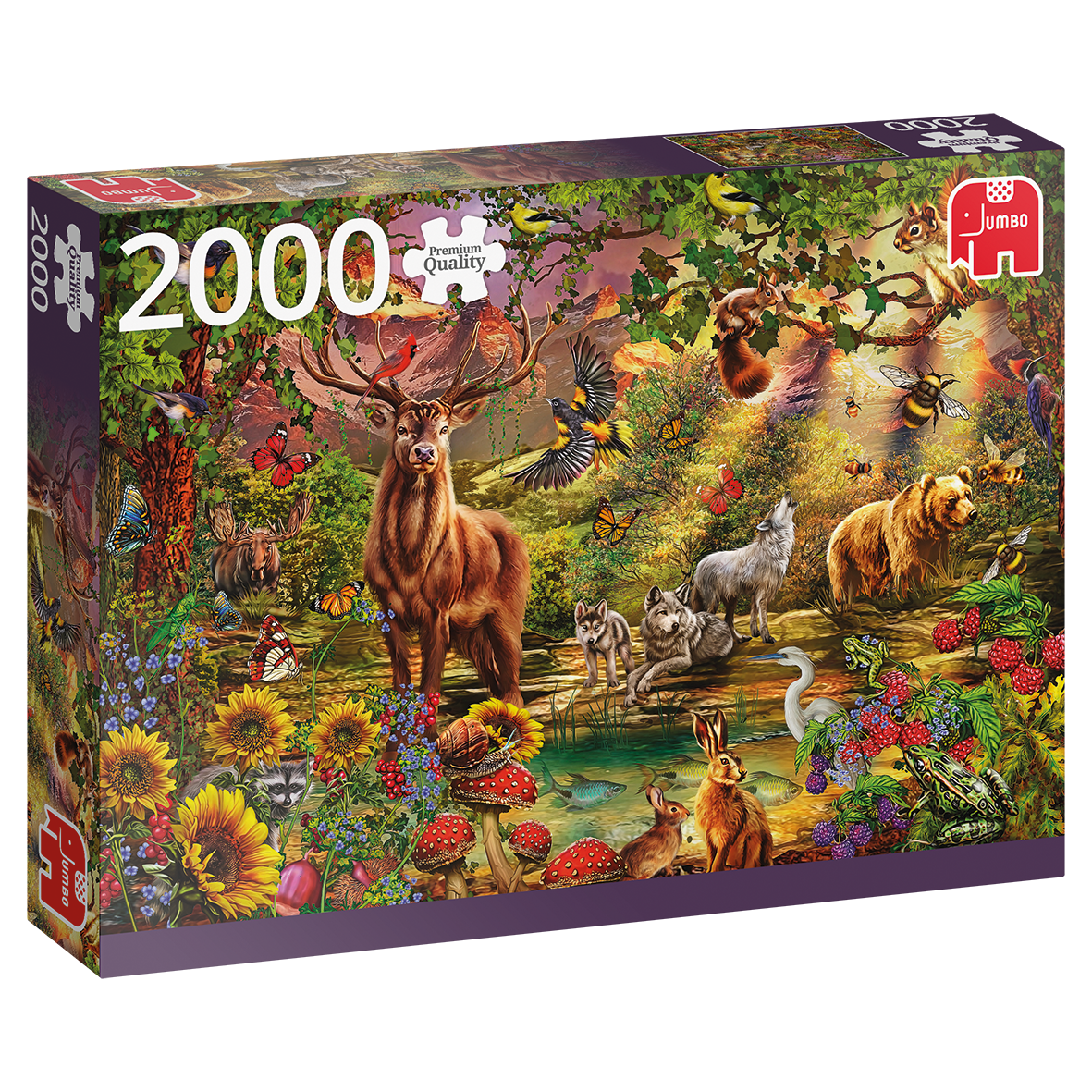 שקיעה ביער קסום, פאזל 2000 חלקים