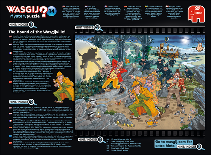 פאזל הפוך! כלב הציד מווסג'יג'וויל