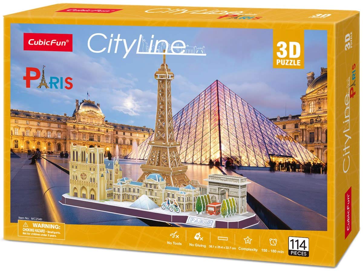 ערכת הרכבה תלת מימד 114 חל׳ - CityLine פריז