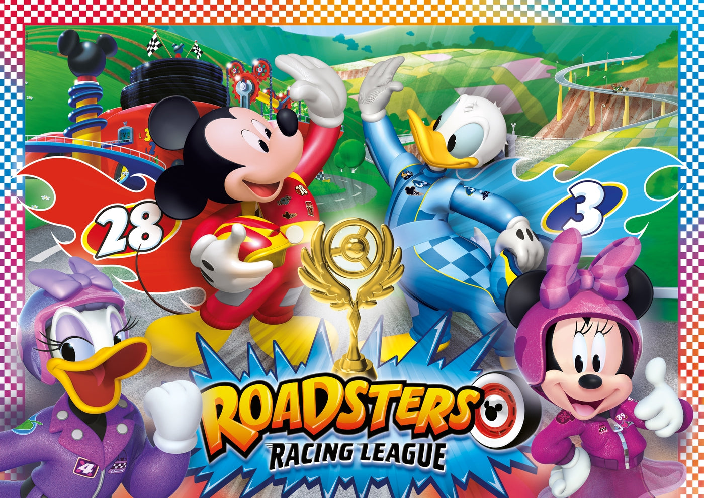 פאזל רצפה 104 חל׳ - מיקי מאוס