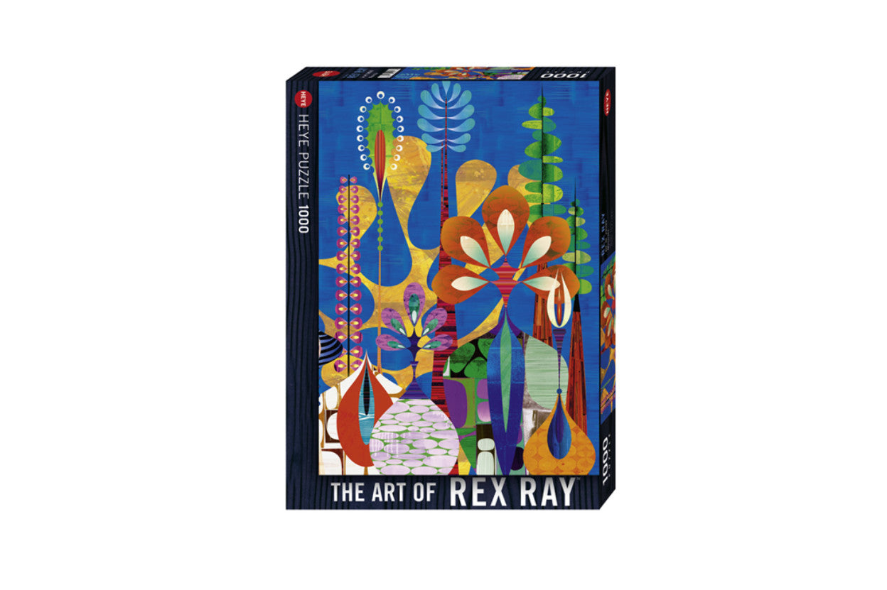 איור פרחוני, HEX RAY, פאזל 1000 חלקים