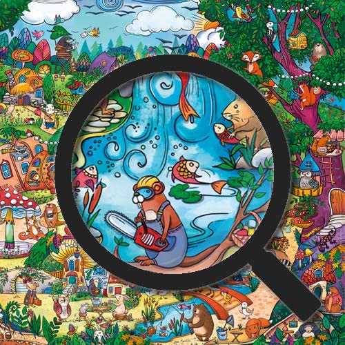 בֶּרמַן: יער הפלאות, פאזל 1500 חלקים