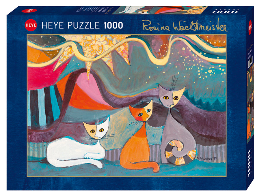 סרט צהוב, איור - מוזהב, פאזל 1000 חלקים