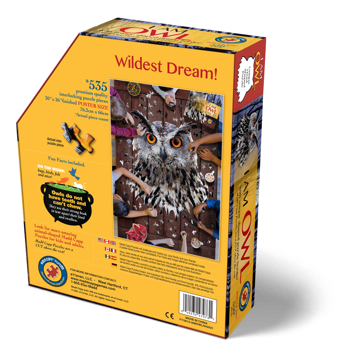 ינשוף - פאזל צוּרני 550 חלקים