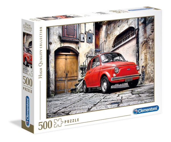 מכונית אדומה ברחוב - פאזל 500 חלקים CLEMENTONI