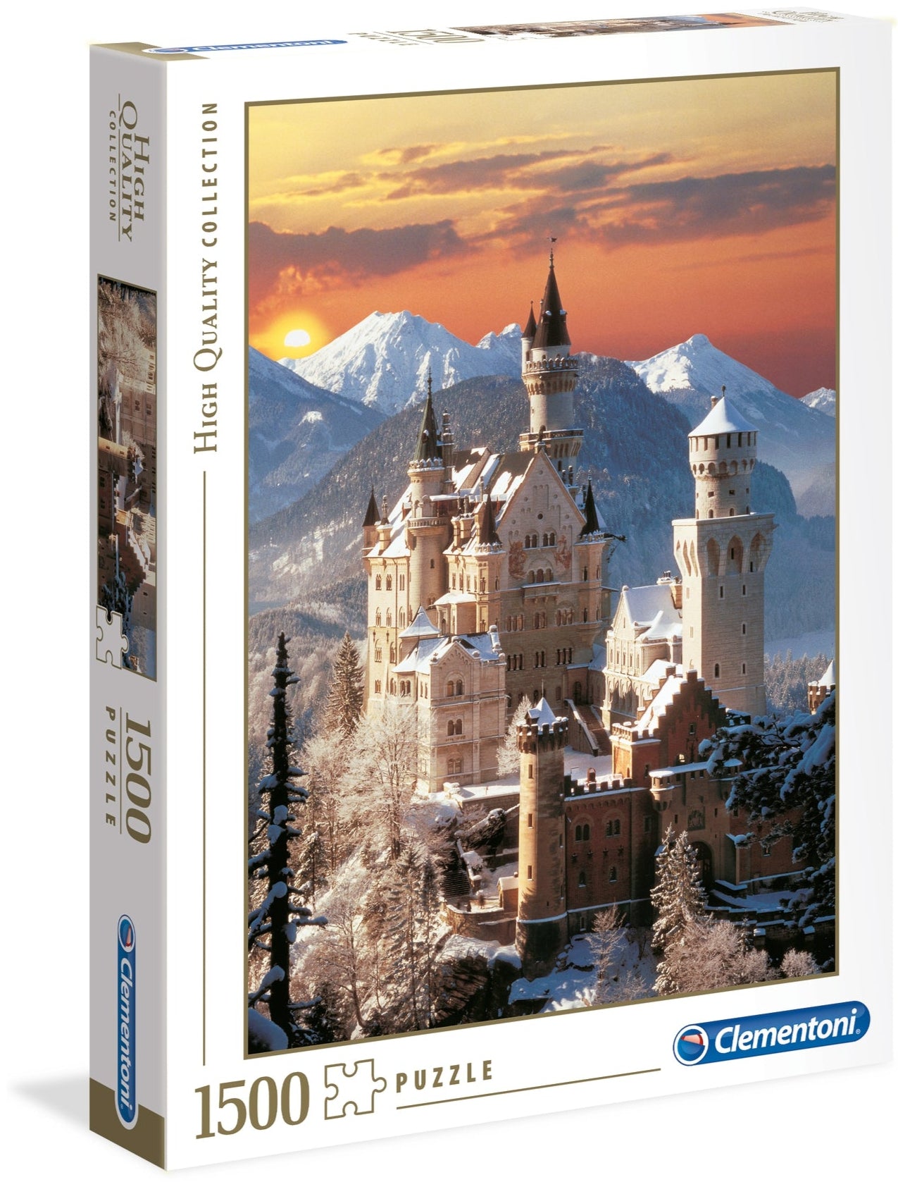 טירה מושלגת - פאזל 1500 חלקים CLEMENTONI