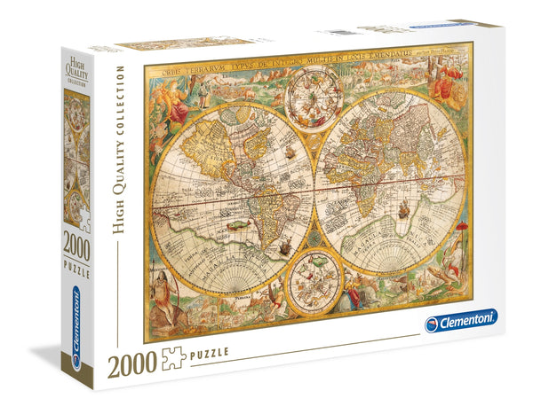 מפה עתיקה - פאזל 2000 חלקים CLEMENTONI