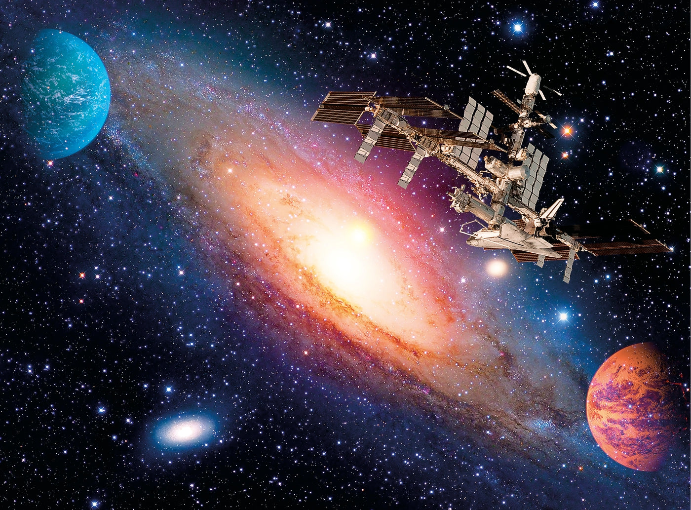 תחנת החלל הבינלאומית - פאזל 500 חלקים CLEMENTONI