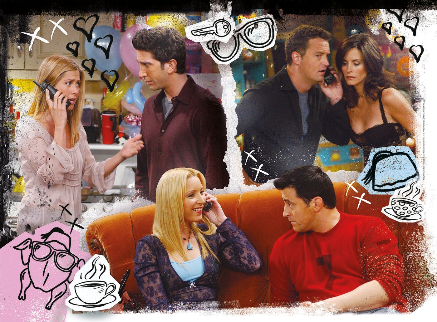 חברים Friends - פאזל 500 חלקים CLEMENTONI