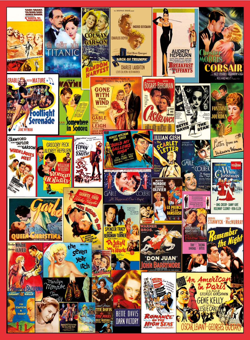 סרטי רומנטיקה, הקלאסיקות: פאזל 500 חלקים CLEMENTONI