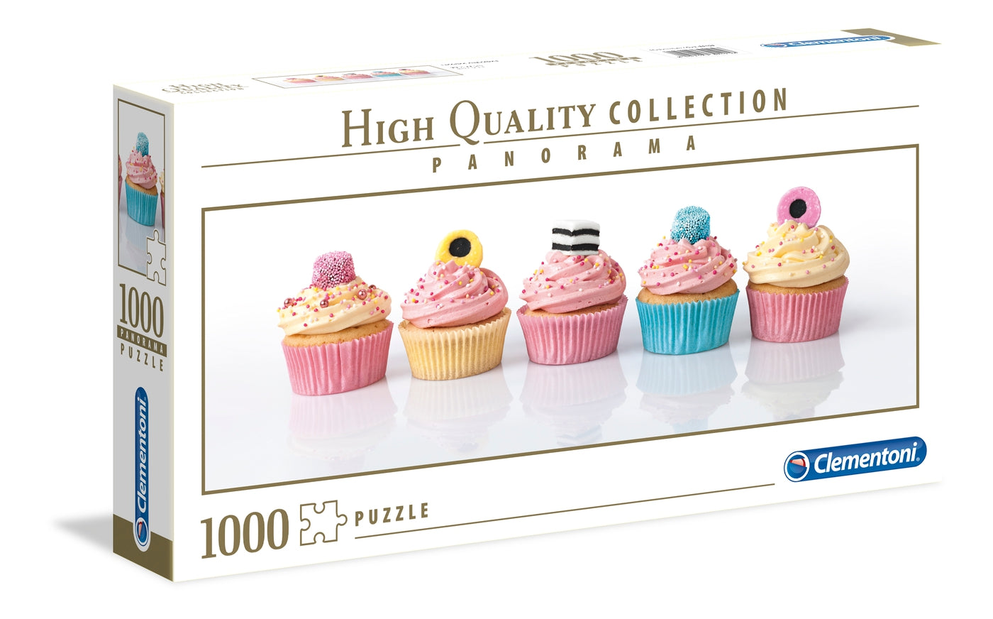 קאפקייקס - פאזל 1000 חלקים פנורמי CLEMENTONI