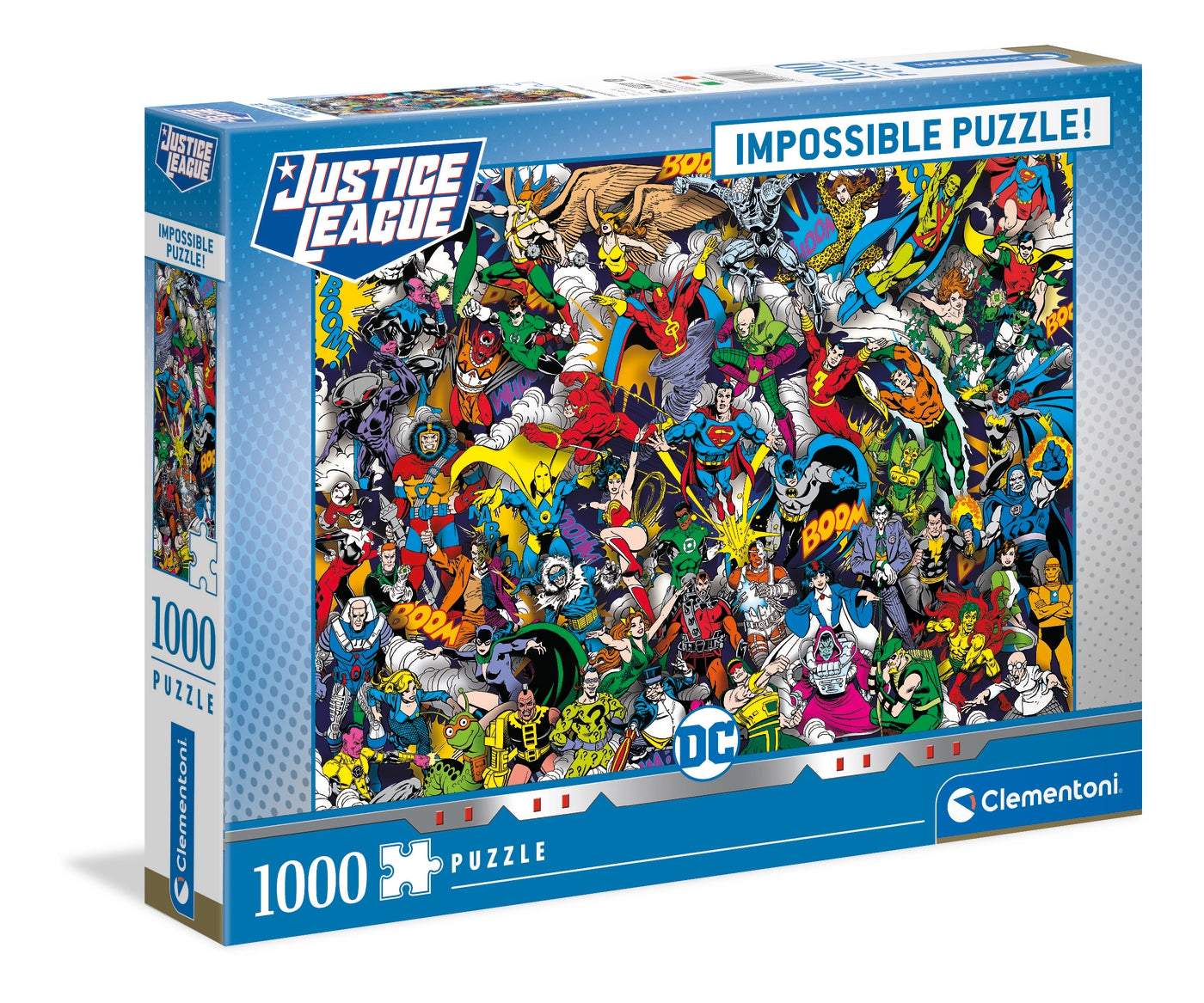גיבורי העל של DC, סדרת פאזל בלתי אפשרי - פאזל 1000 חלקים CLEMENTONI
