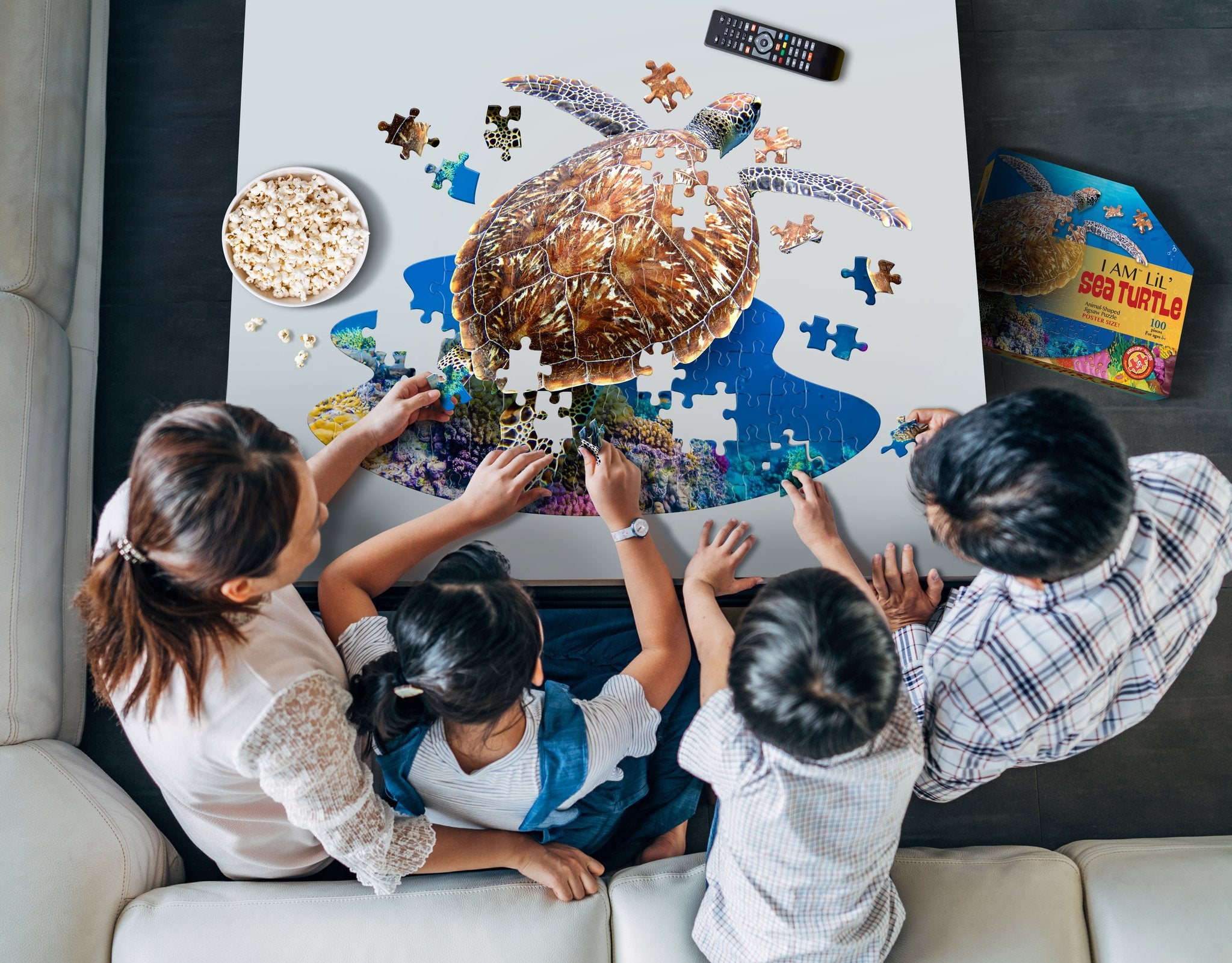 צב ים צעיר - פאזל צוּרני 100 חלקים