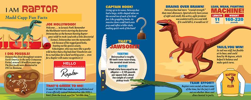 דינוזאור רפטור - פאזל צוּרני 100 חלקים