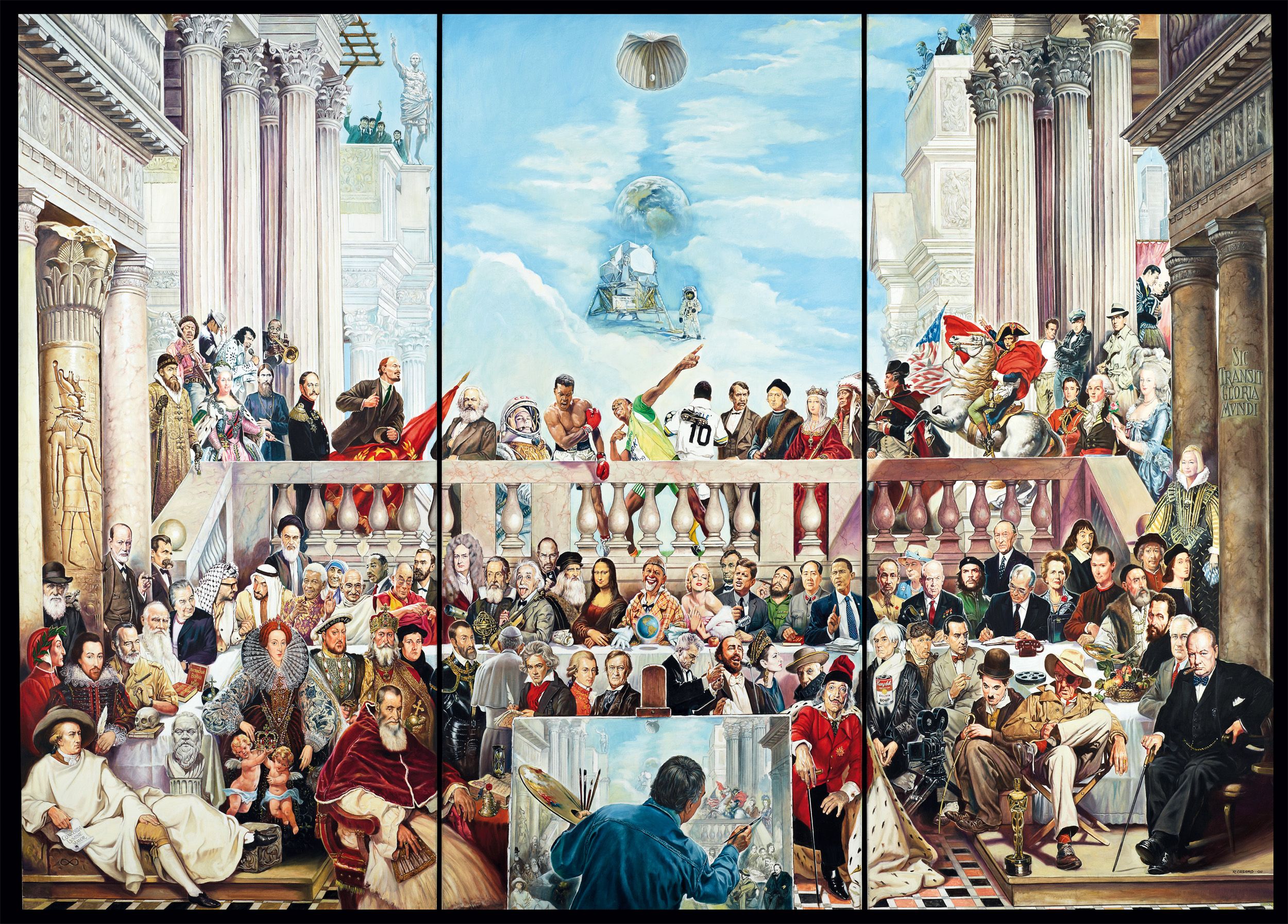 רנאטו קאסארו: "וכך חולפת לה תהילת עולם...", פאזל 3000 חלקים