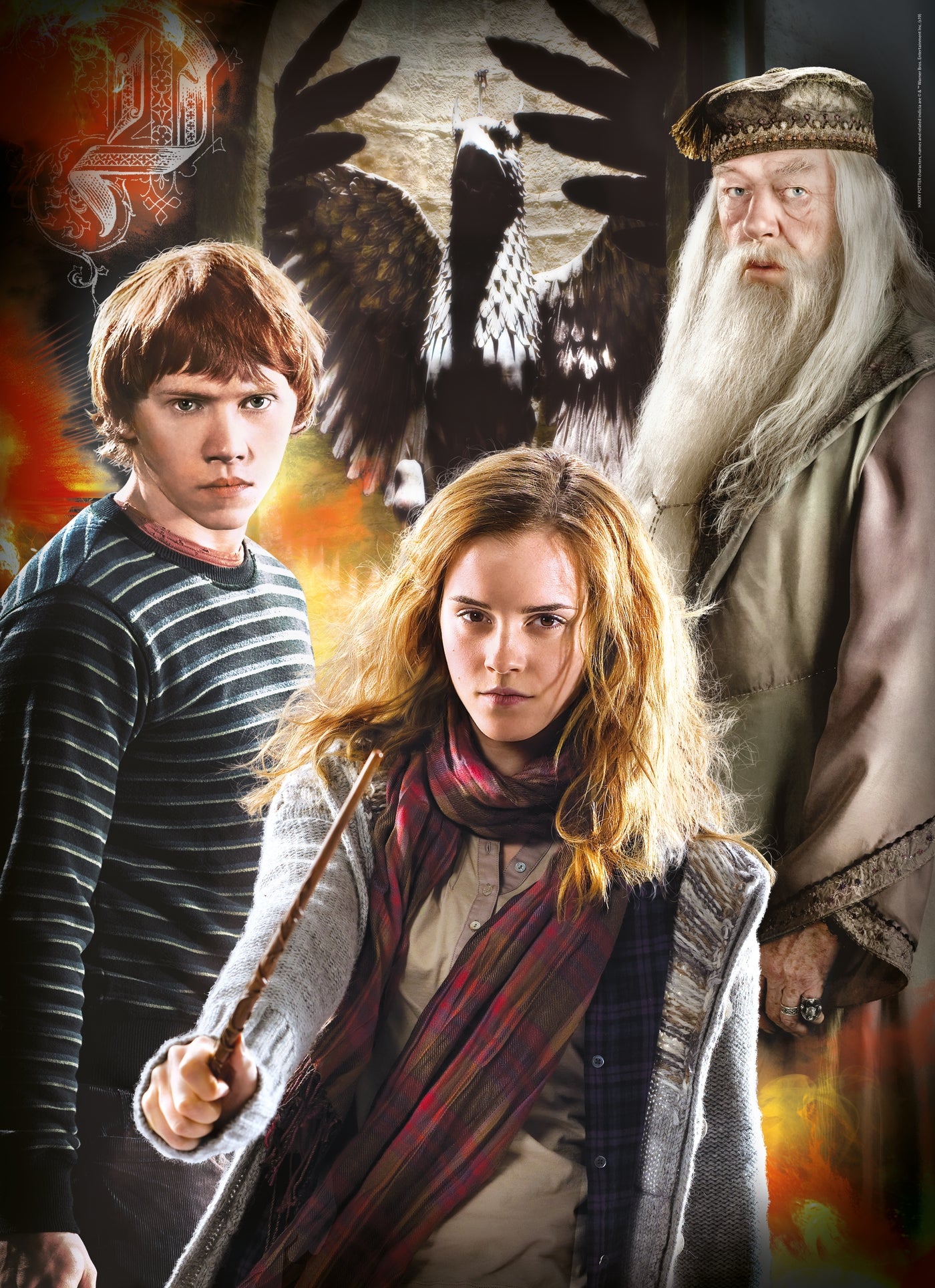 הארי פוטר - 3 פאזלים של 1000 חלקים בקופסא אחת CLEMENTONI