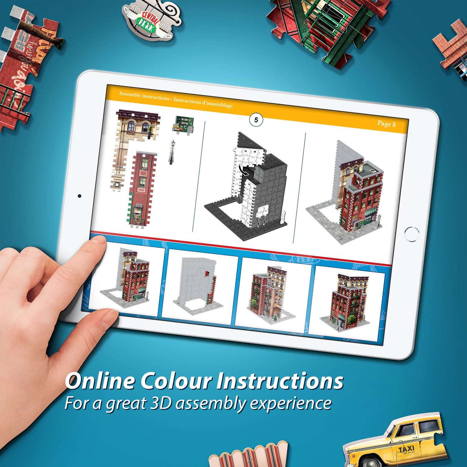 חברים "Friends" - פאזל תלת מימד 440 חלקים