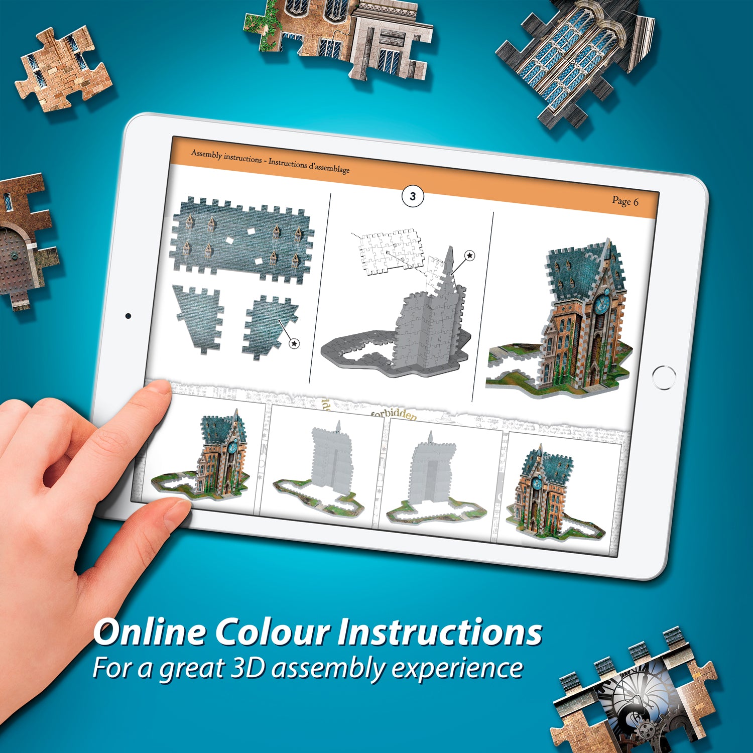 הארי פוטר: מגדל השעון - פאזל תלת מימד 420 חלקים