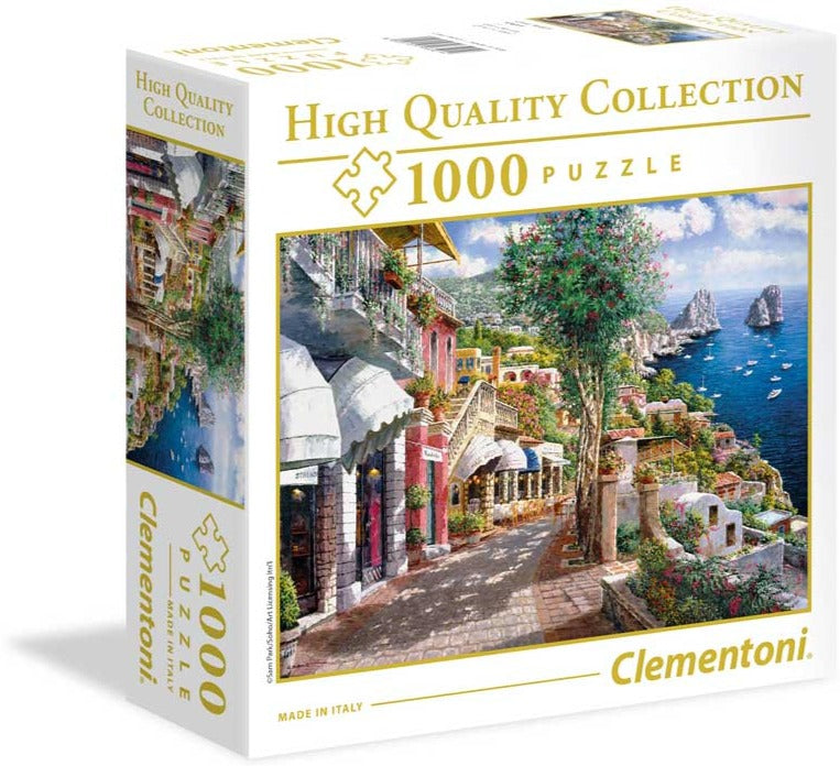 קאפרי - פאזל 1000 חלקים בקופסא מרובעת CLEMENTONI