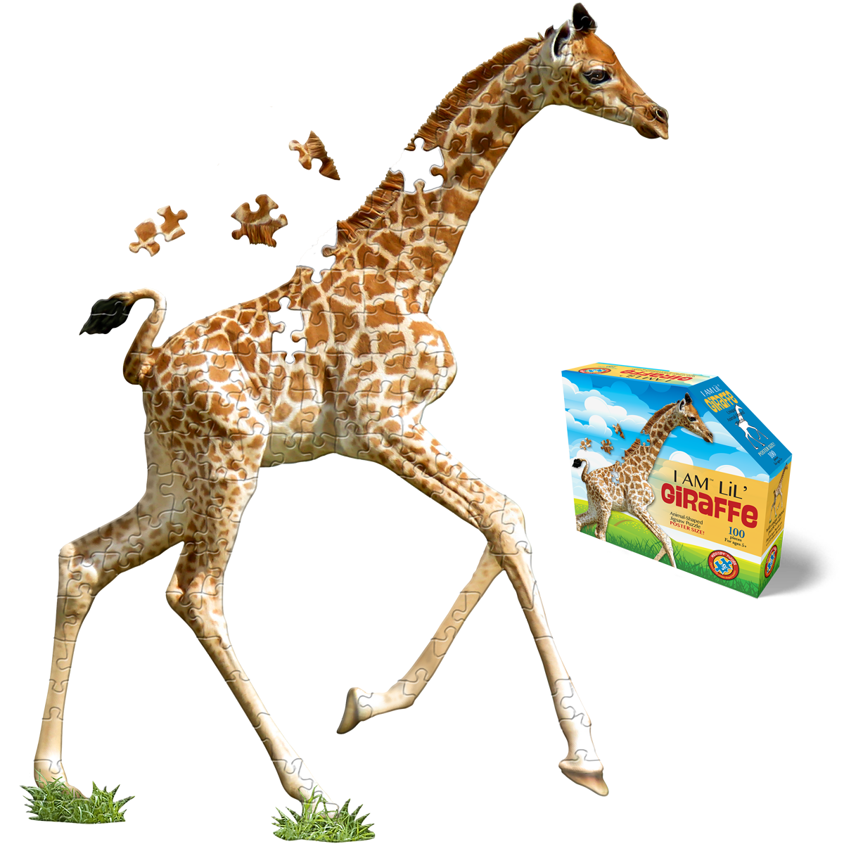ג'ירף צעיר - פאזל צוּרני 100 חלקים
