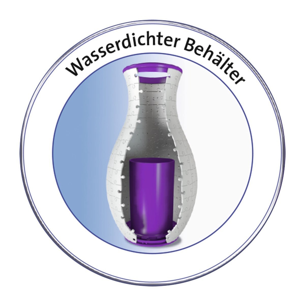 פאזל 3D - אגרטל פרחים - 216 חלקים - קולקציית Girly Girl