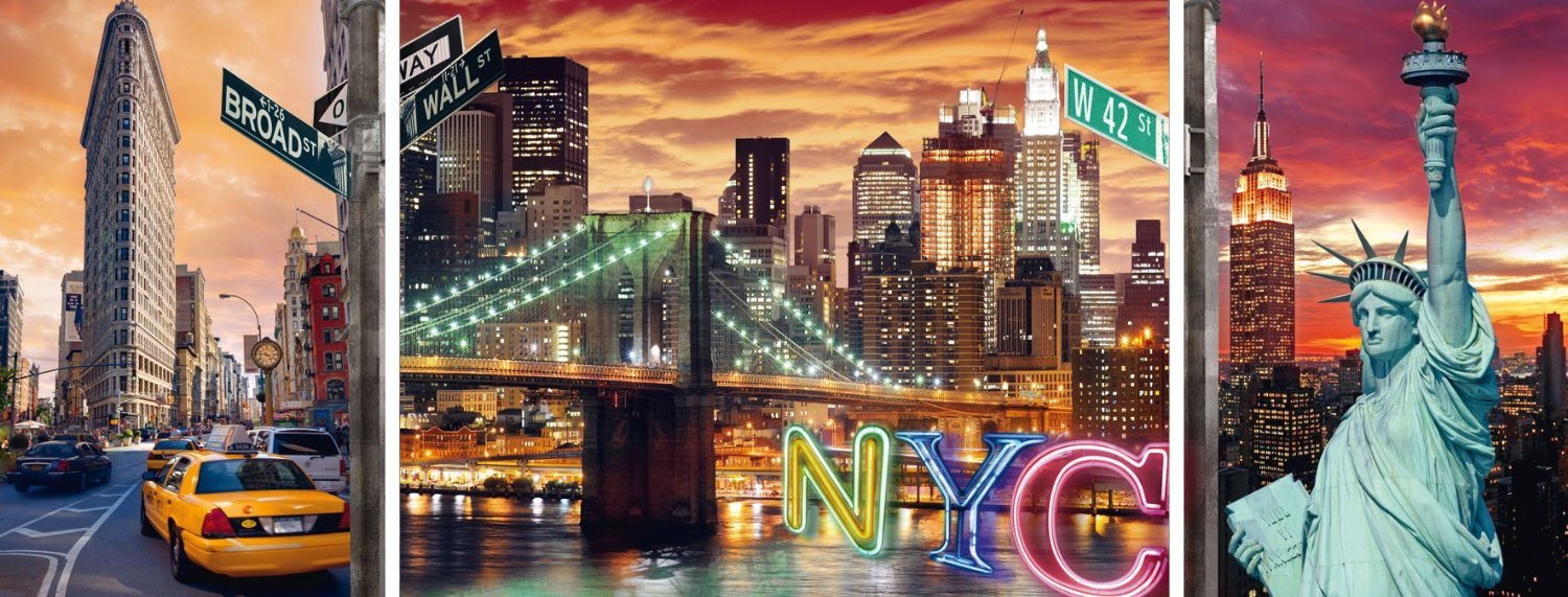 ניו יורק פנורמי - מחולק לשלוש פאזלים!