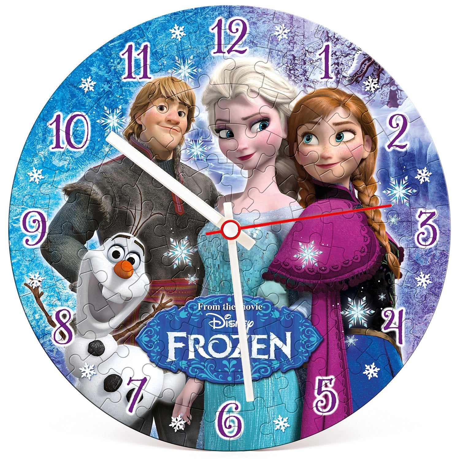 פרוזן- פאזל שעון זוהר בחושך!