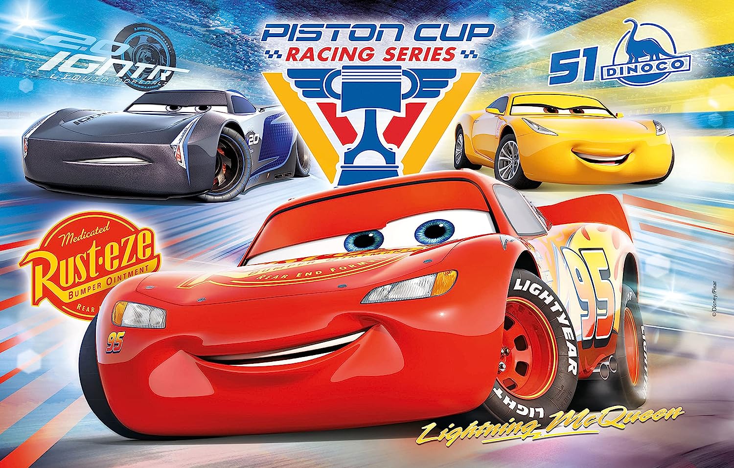 מכוניות 3 - 2 פאזלים של 20 חלקים CLEMENTONI