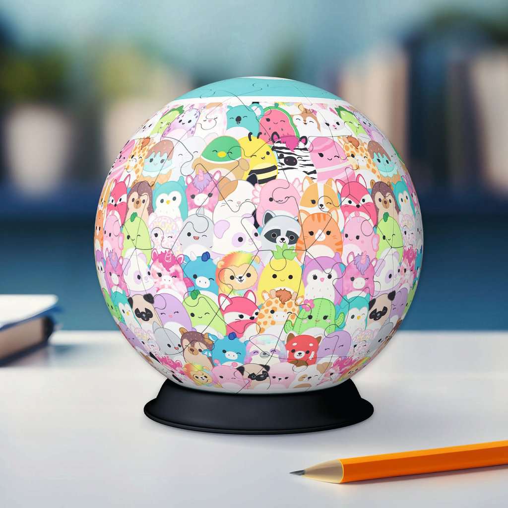 סקווישמלוס "Puzzle Ball" - פאזל תלת מימד כדור 72 חלקים RAVENSBURGER