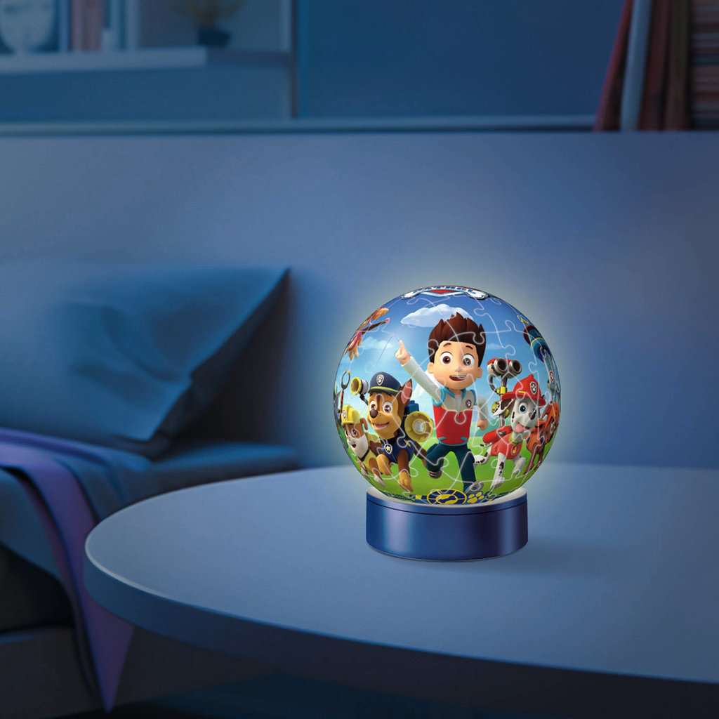 מפרץ ההרפתקאות "NightLight" - פאזל תלת מימד כדור 72 חלקים עם מנורת לילה RAVENSBURGER
