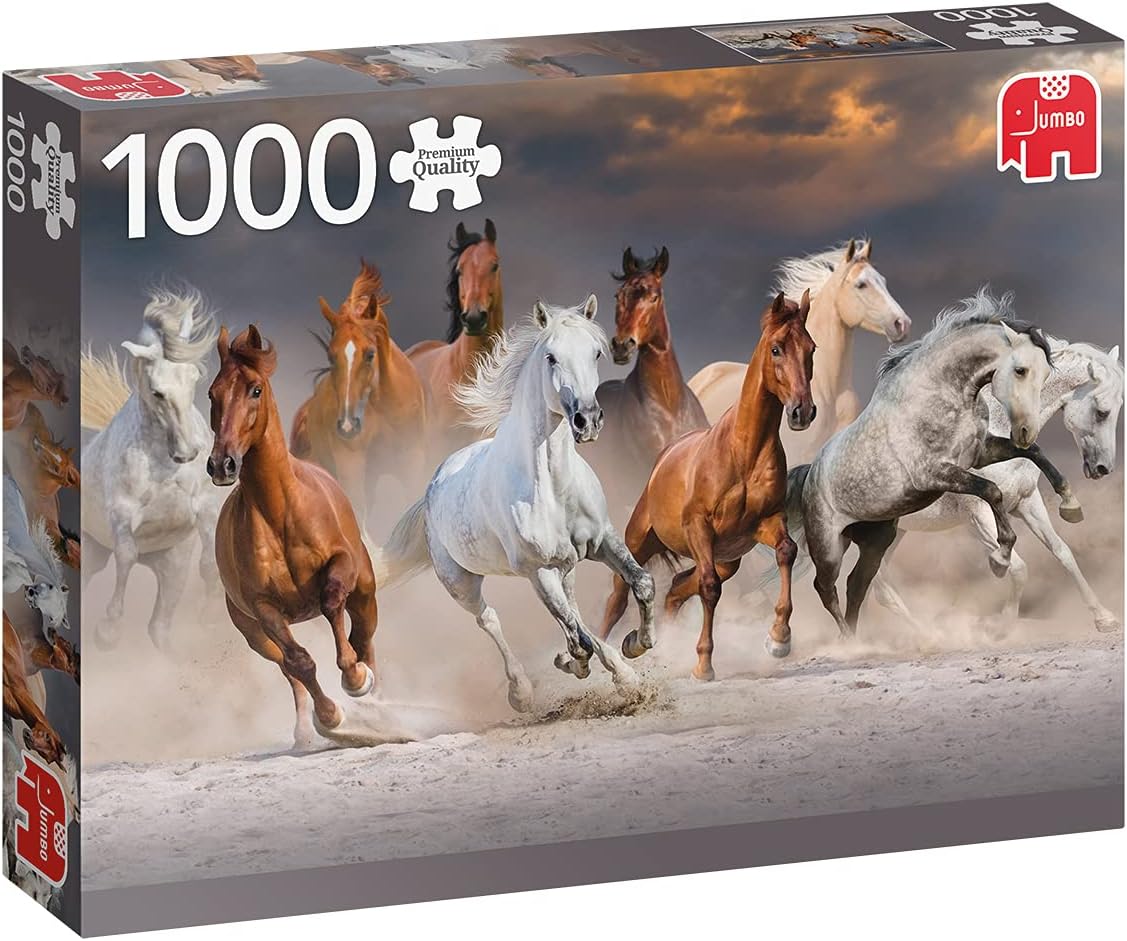סוסים דוהרים, פאזל 1000 חלקים