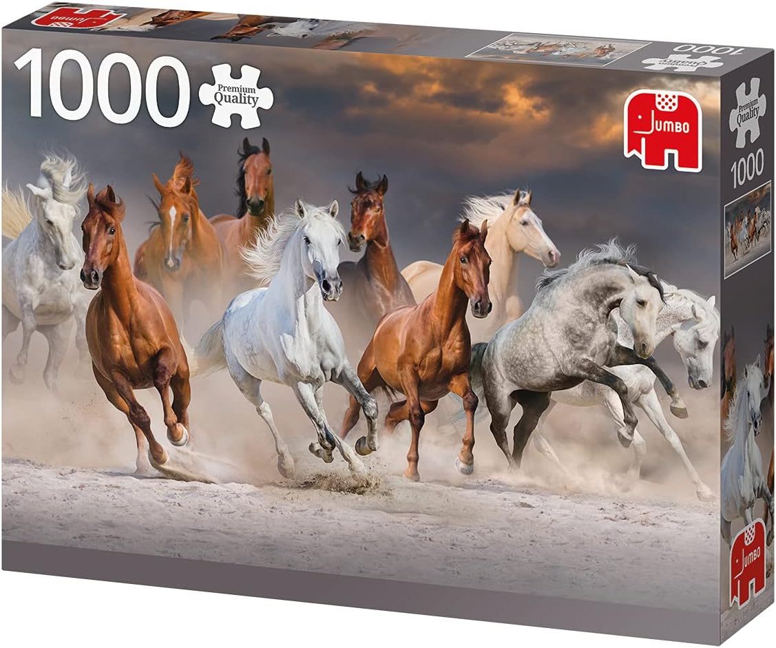 סוסים דוהרים, פאזל 1000 חלקים