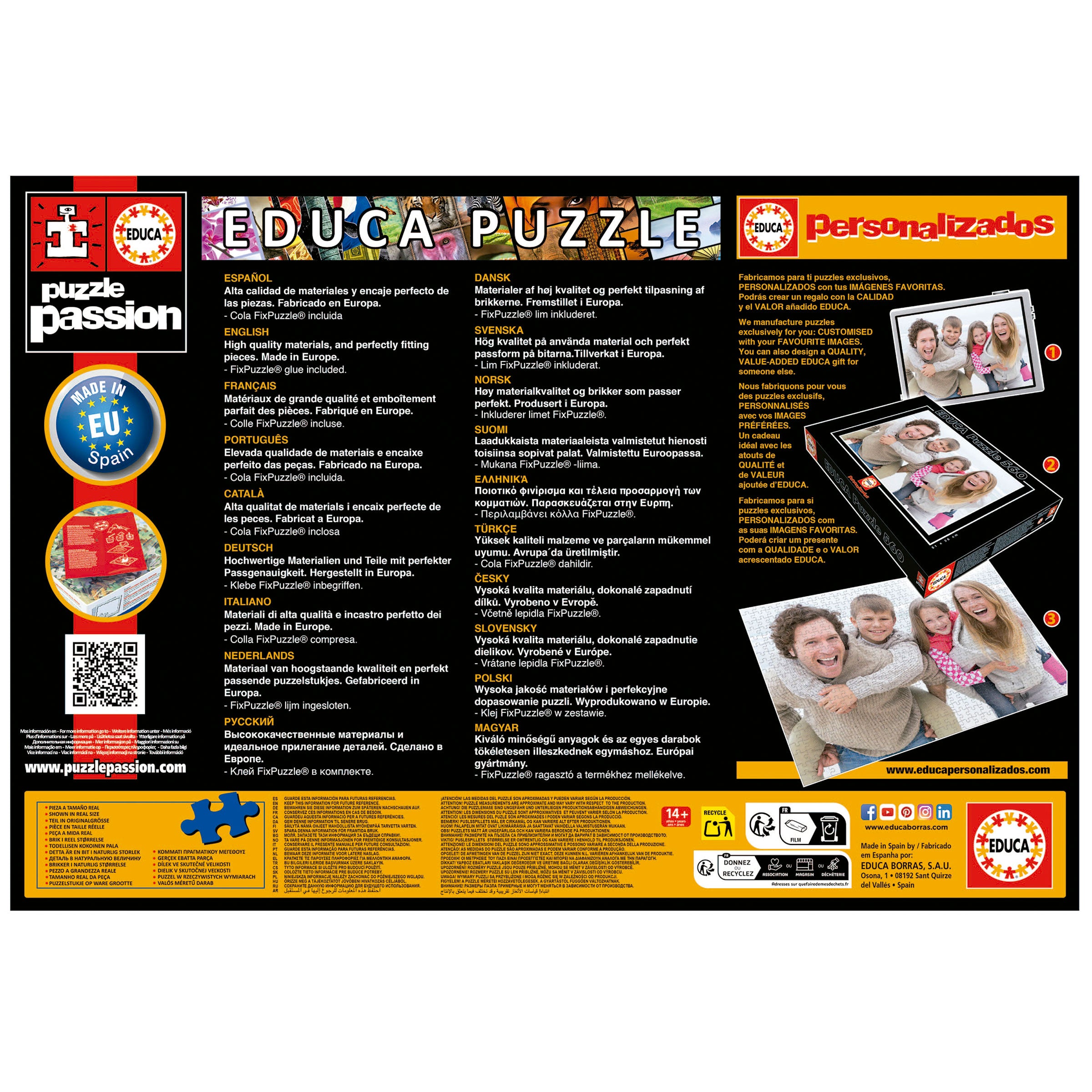 רחוב בצבעים - פאזל 2000 חלקים EDUCA