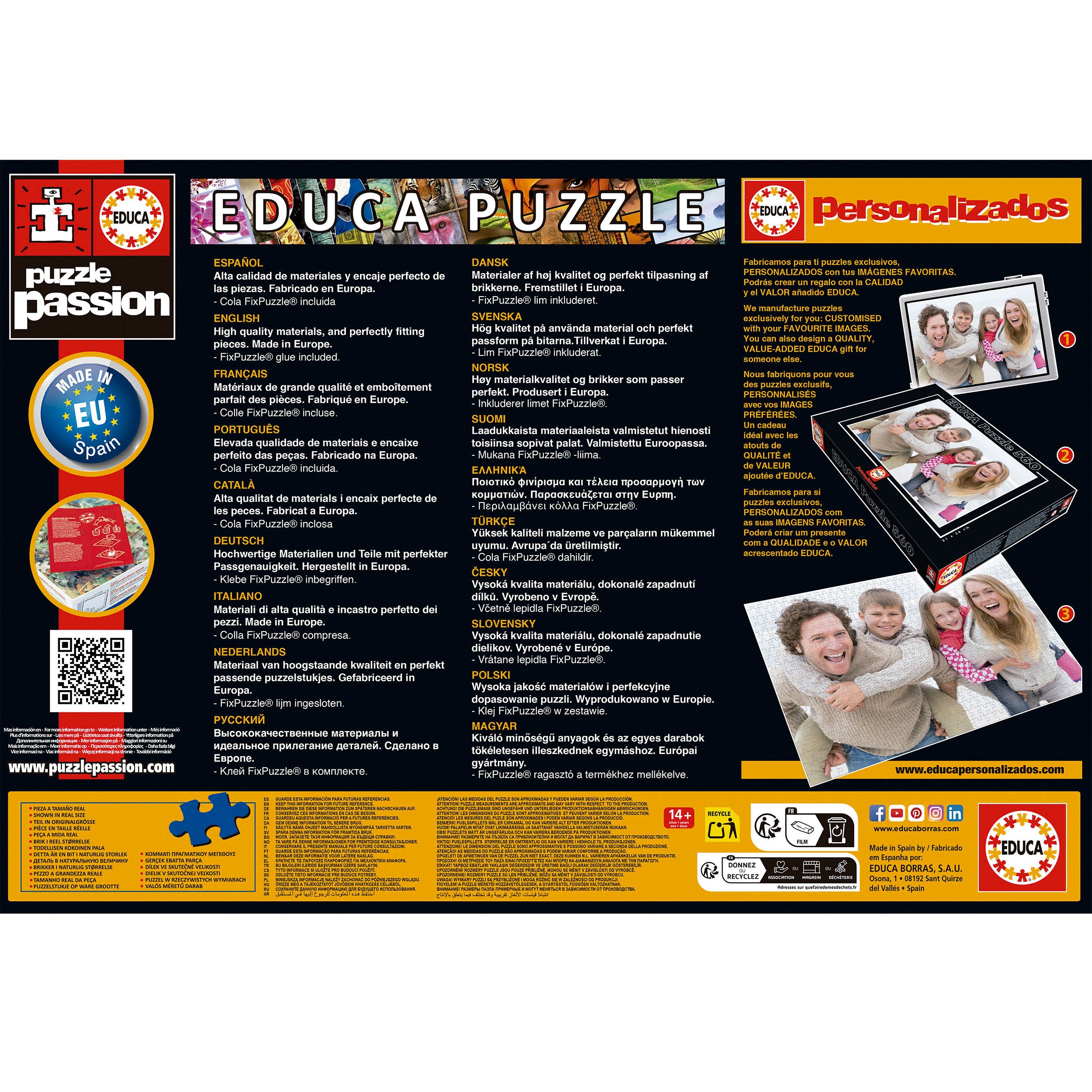אחוזת החיות - פאזל 1500 חלקים EDUCA