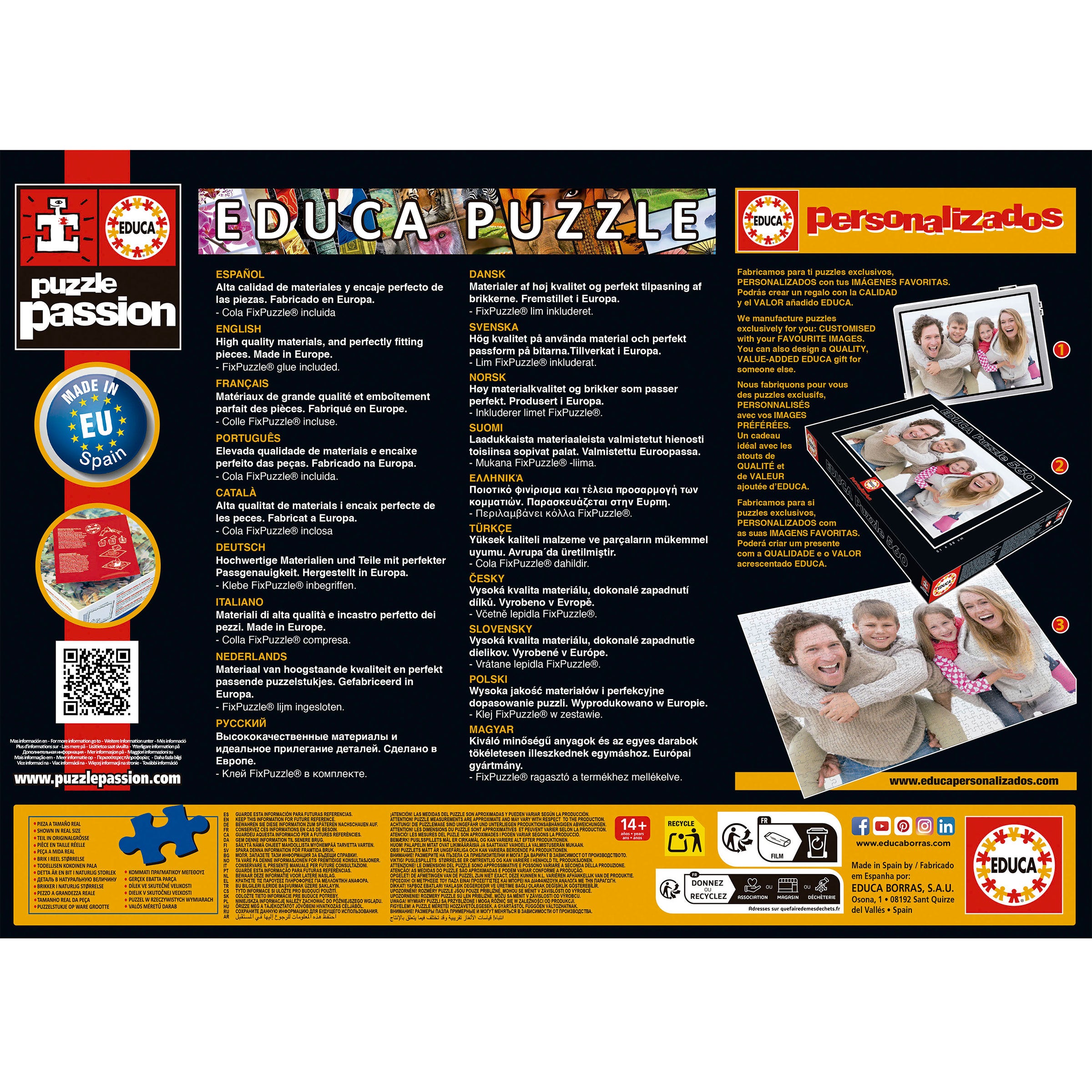 אוסף צדפים - פאזל 1000 חלקים EDUCA