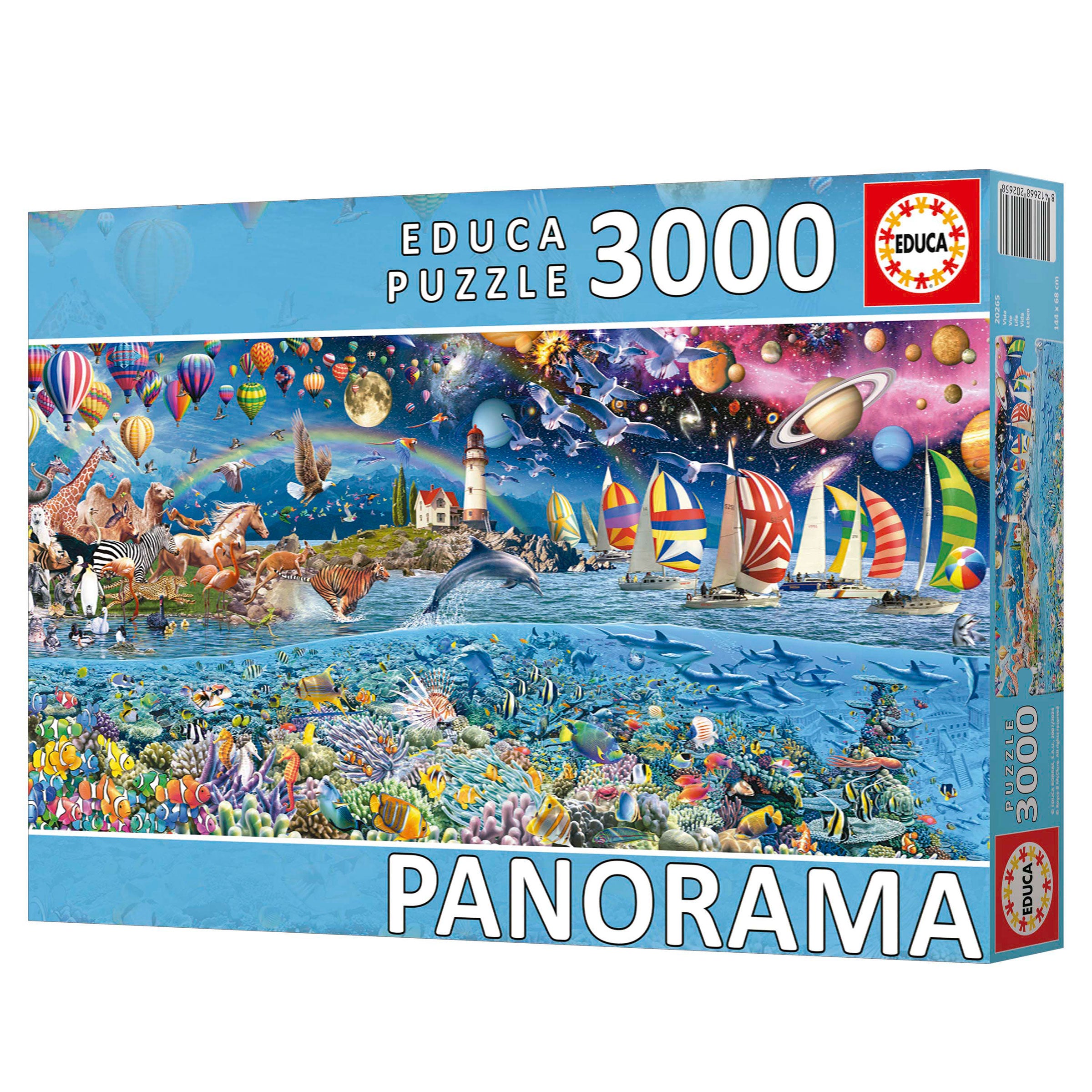 חיים - פאזל 3000 חלקים EDUCA פנורמי