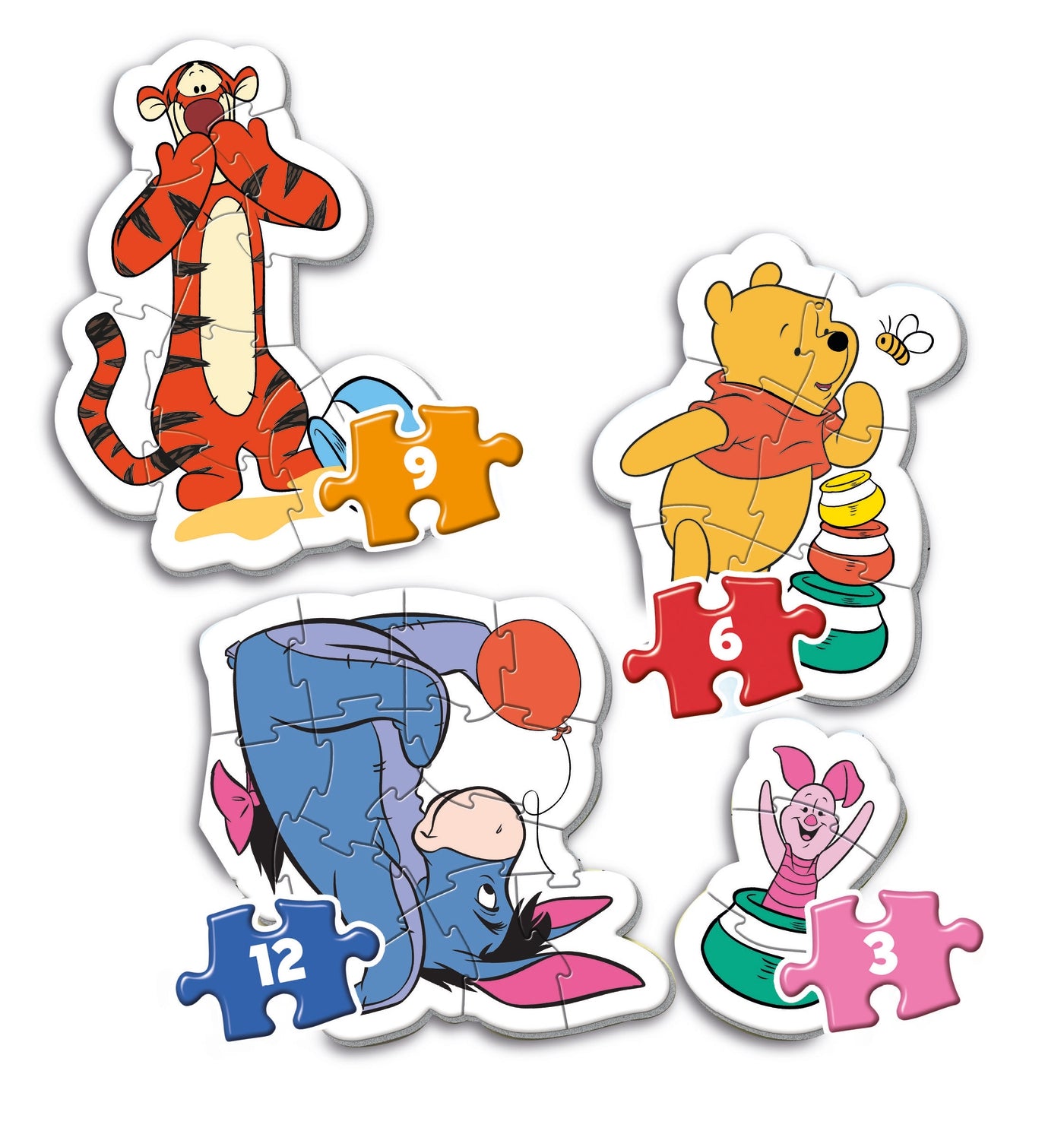 הפאזל הראשון שלי: פו הדב CLEMENTONI